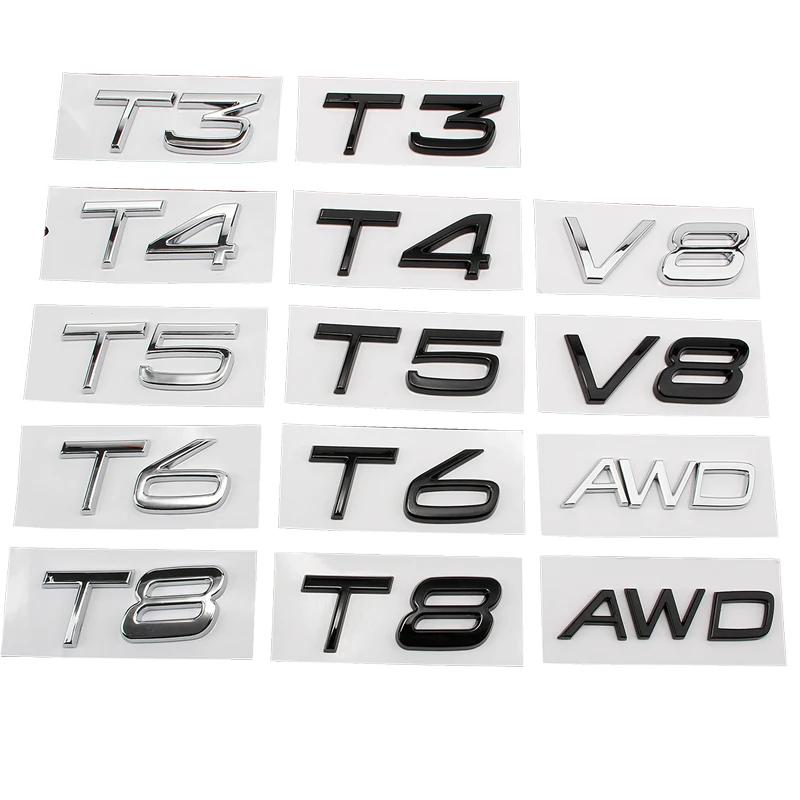 ڵ 3D ABS Ʈũ  ΰ   Į Ÿϸ ƼĿ,  T3 T4 T5 T6 T8 V8 AWD XC40 XC60 XC90 S40 S60 S80 S90
